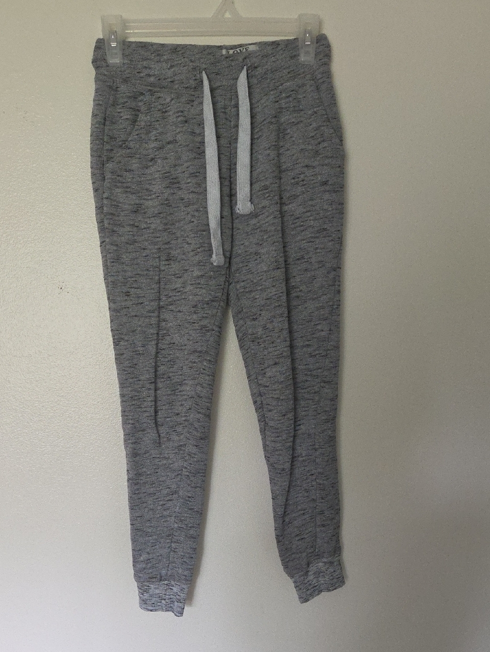 LOVE VINTAGE Small Gray Knit Jogers